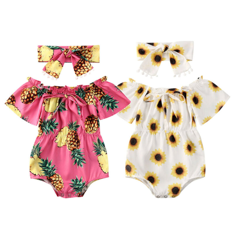 Girl's Baby Print Onesie With Tassel-Diamond Deluxe Outlet