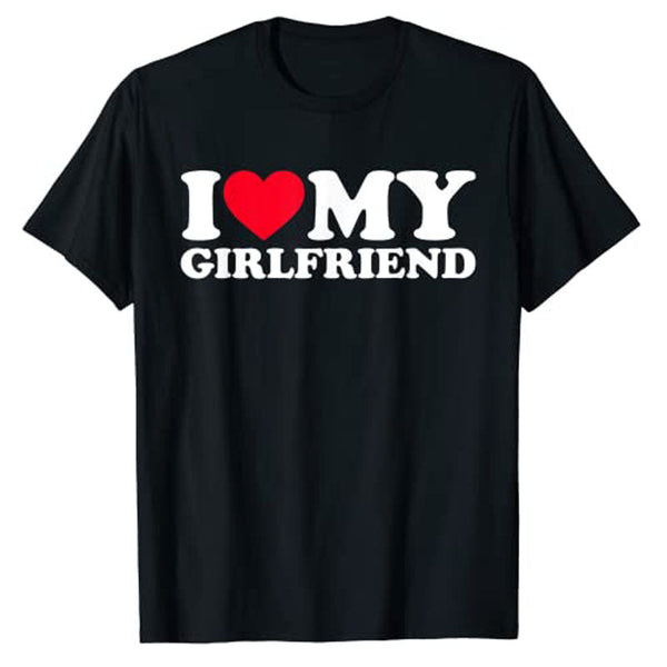 I Love My Girlfriend Shirt I Heart My-Girlfriend Shirt G F T-Diamond Deluxe Outlet