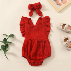 Ins Onesie Multi-color Bubble Cotton Suspender Romper 0-2 Years Old-Diamond Deluxe Outlet
