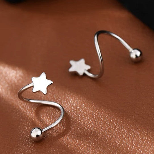 Simple And Fashionable Ear Bone Studs Small Earrings-Diamond Deluxe Outlet