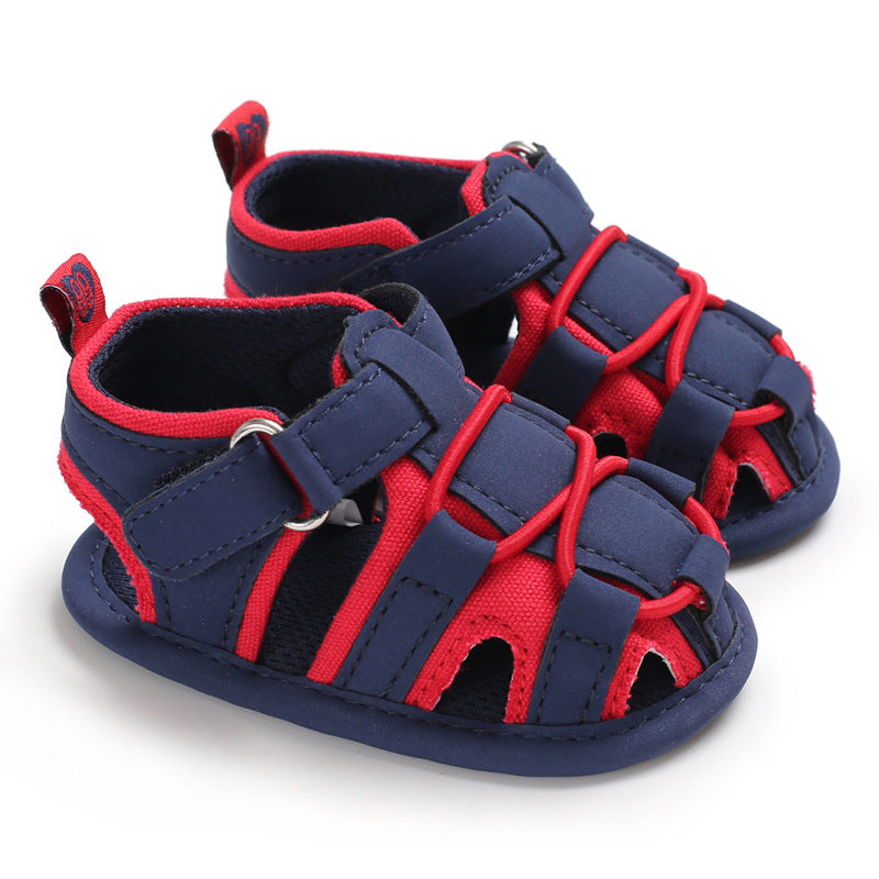 Toddler Shoes Summer Baotou Sandals Soft Sole Baby Shoes Baby Shoes-Diamond Deluxe Outlet